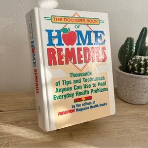 Vintage 1990 The Doctors Book of Home Remedies Hardcover by Prevention